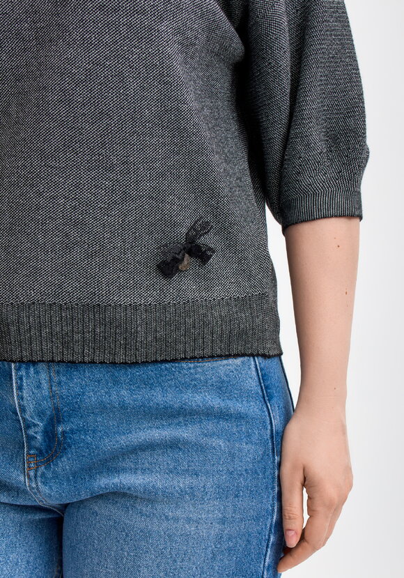 Джемпер с декором и рукавом 3/4 шир.  580, рис. 18