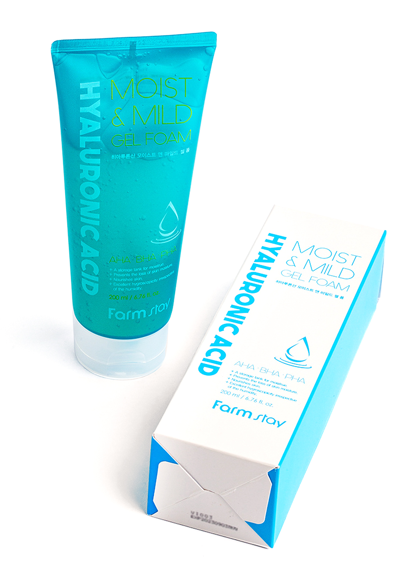 

FarmStay Мягкая гелевая очищающая пенка,200мл