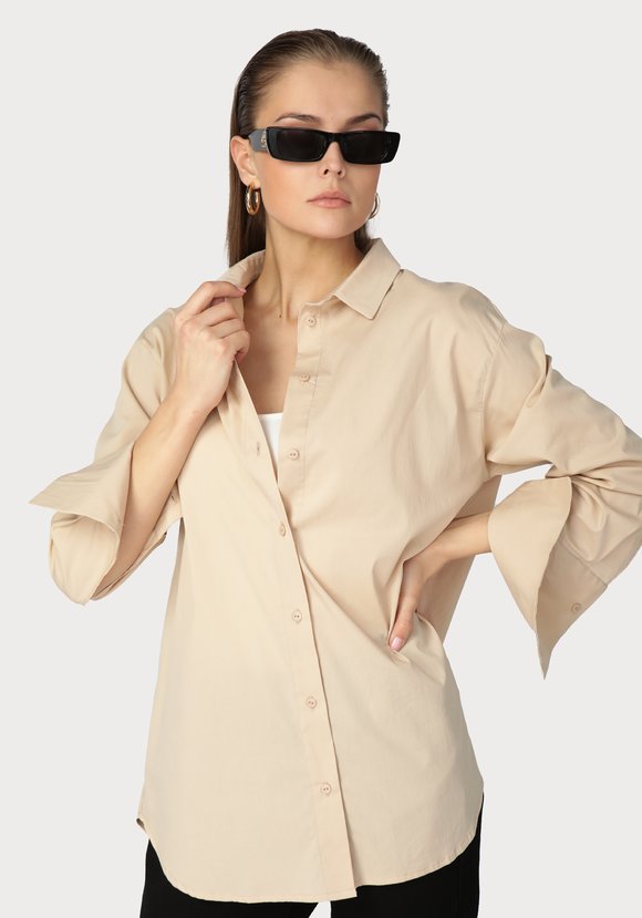 Рубашка с объемным манжетом шир.  580, рис. 15