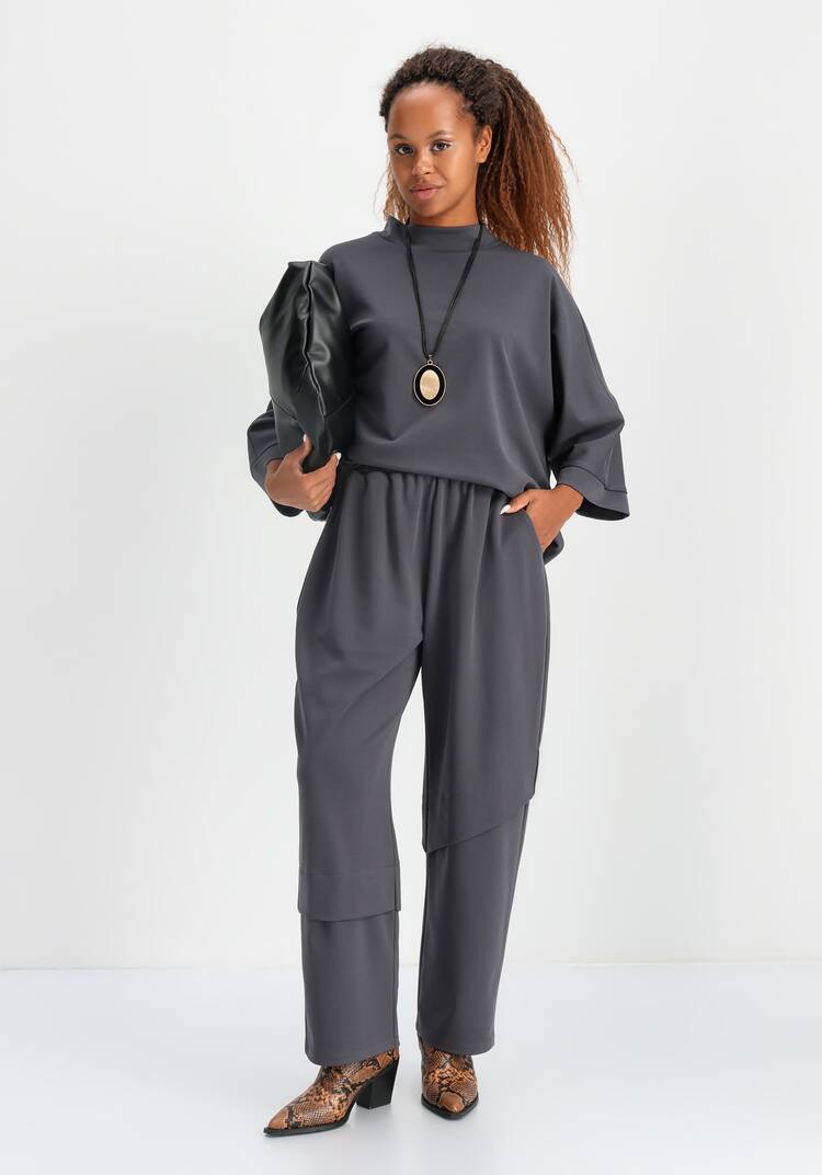 Брюки с отрезными линиями шир.  750, рис. 11