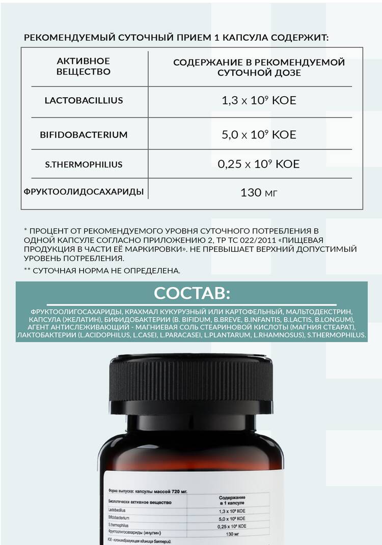 Комплекс пробиотиков шир.  750, рис. 5