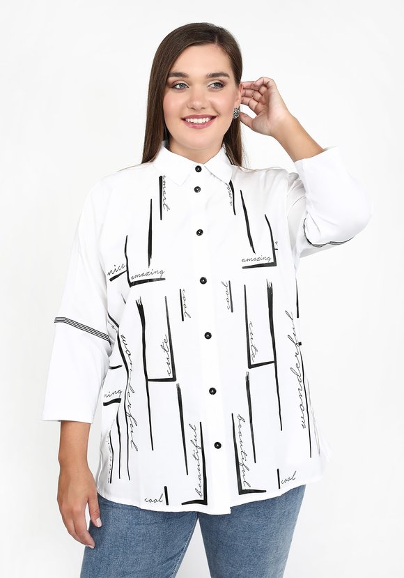 Блуза Эталон стиля шир.  580, рис. 2