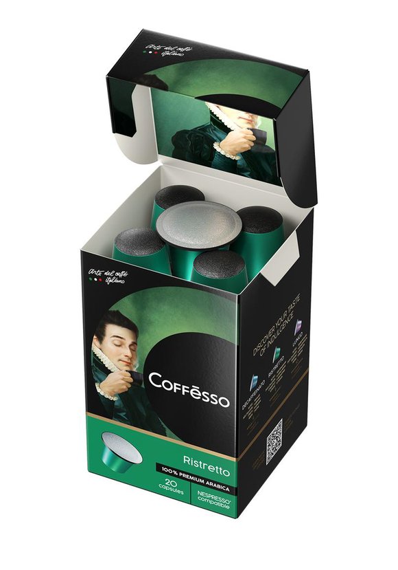 Кофе Coffesso в капсулах, 20 шт. шир.  580, рис. 17