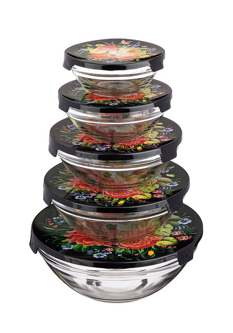 Набор из 5 мисок с крышками шир.  750, рис. 4