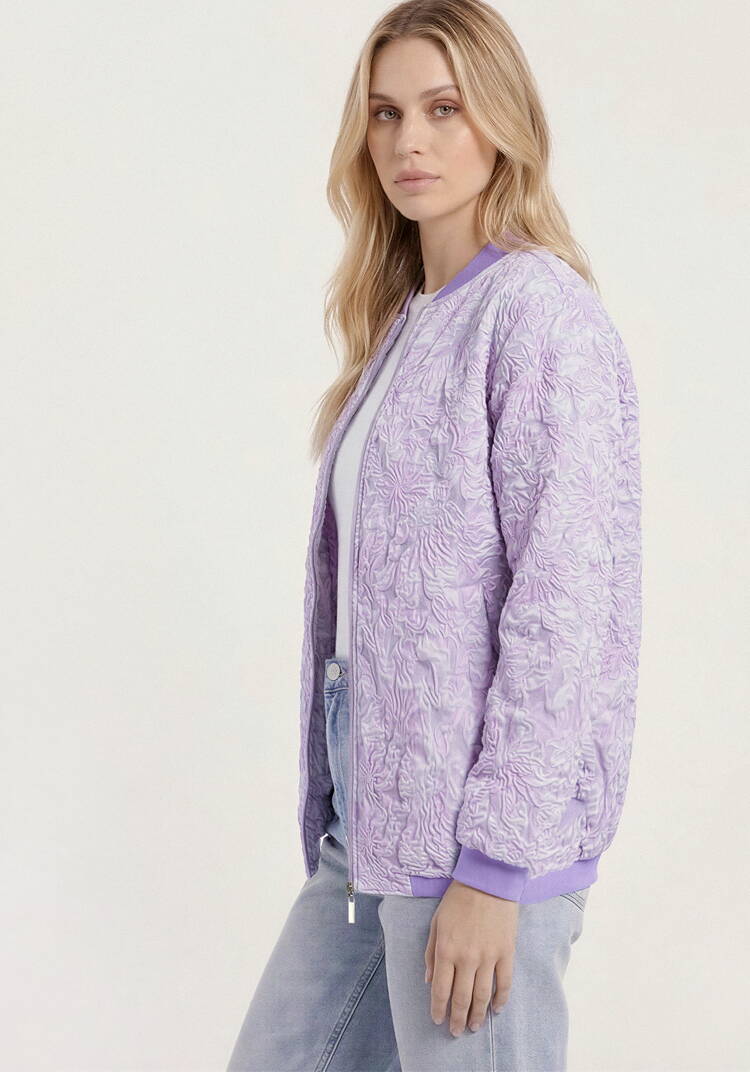 Бомбер из ткани с жаккардовым узором шир.  750, рис. 9