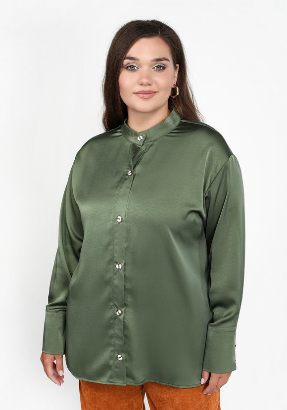 Блуза на пуговицах с широким манжетом шир.  580, рис. 11