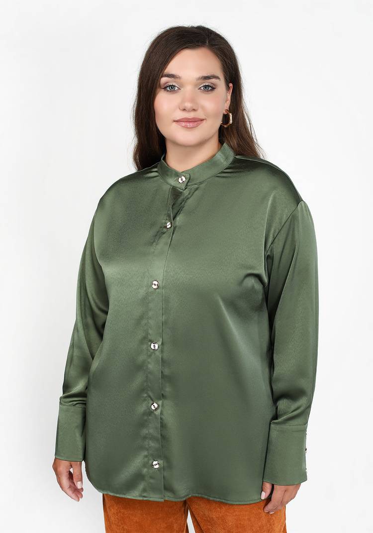 Блуза на пуговицах с широким манжетом шир.  750, рис. 11