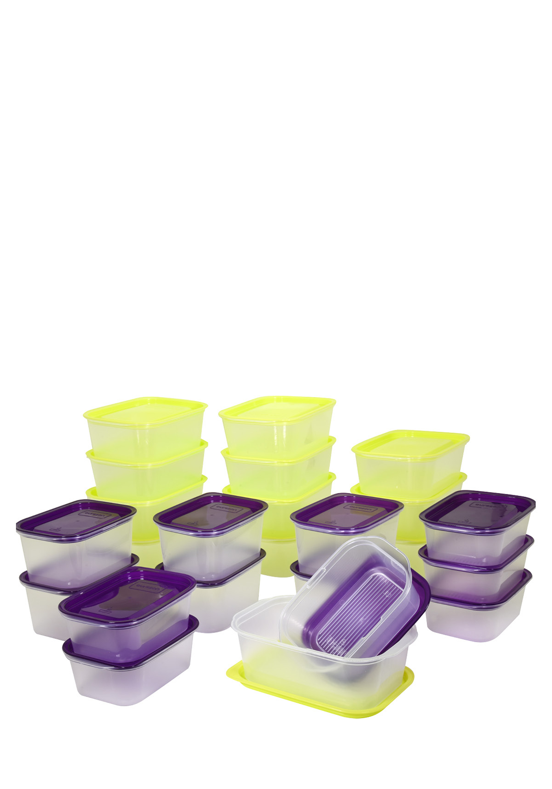 

Набор контейнеров с паровыпуском, 24 шт., Белый