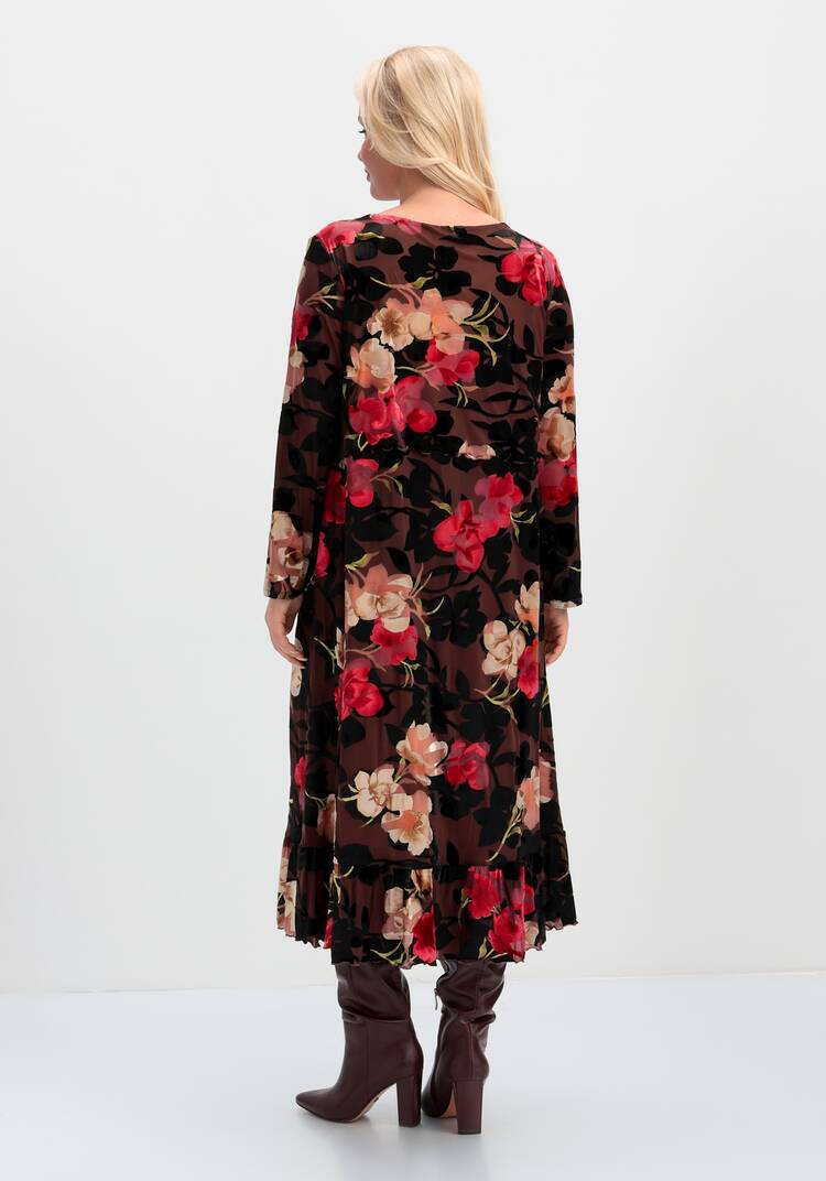 Платье А-силуэта с ярусами на подкладе шир.  750, рис. 3