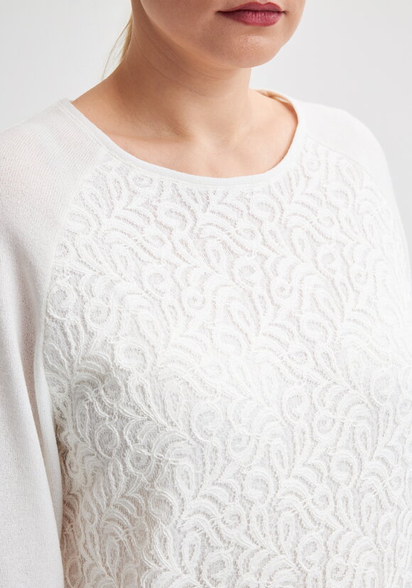 Джемпер с кружевным рисунком шир.  580, рис. 5