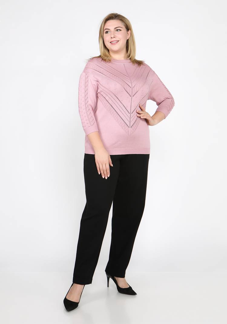 Джемпер ажурный со спущенным рукавом шир.  750, рис. 15