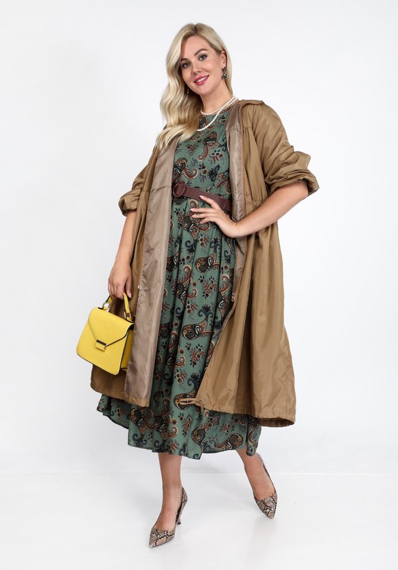 Плащ-парка с капюшоном шир.  580, рис. 10