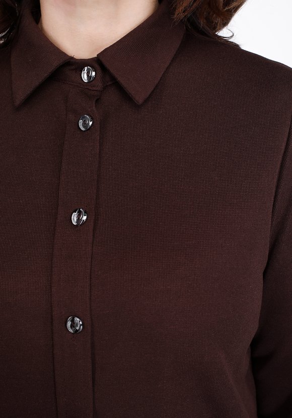 Рубашка свободного кроя с планкой шир.  580, рис. 12