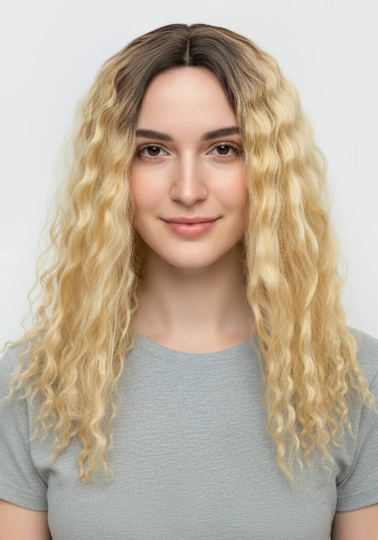 Женский парик Голливудская волна шир.  750, рис. 3