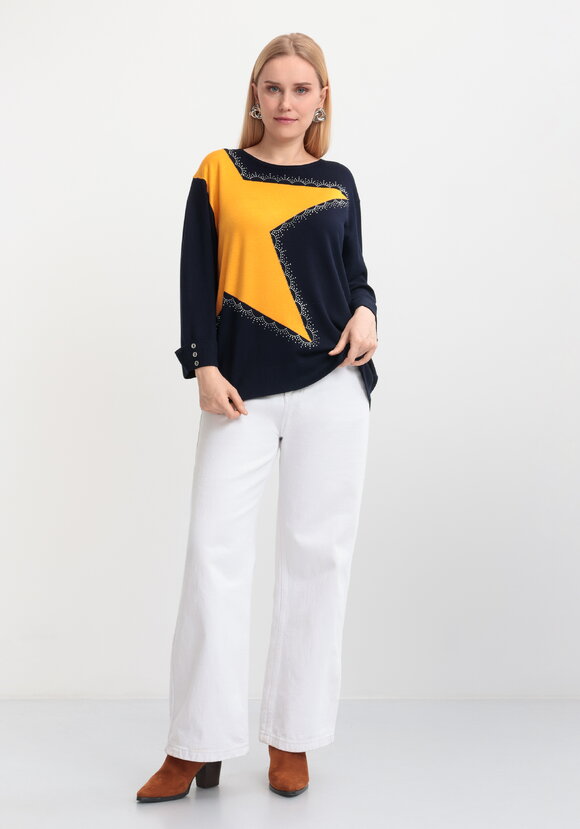 Джемпер Галактика на плечах шир.  580, рис. 23