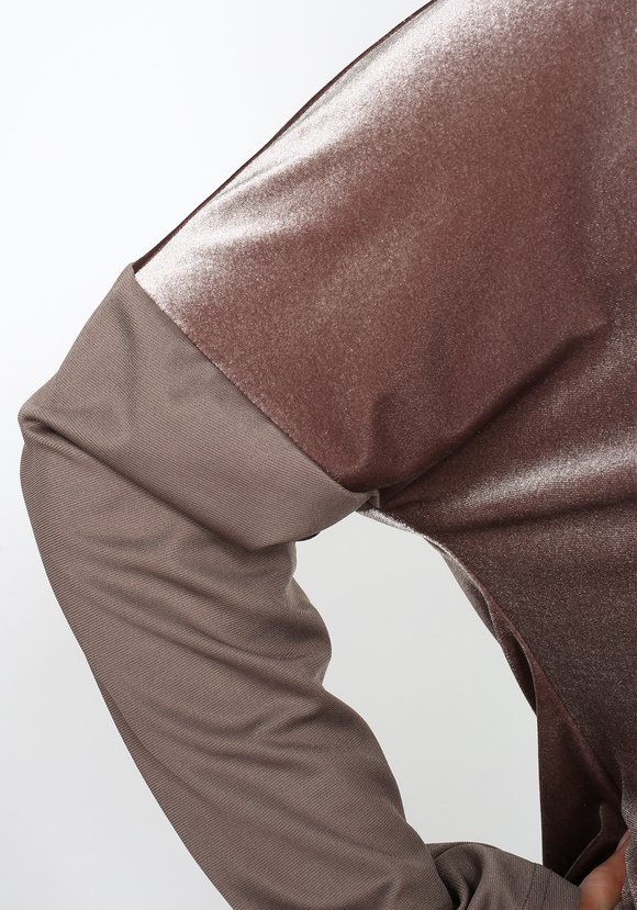 Худи из бархата с капюшоном шир.  580, рис. 12