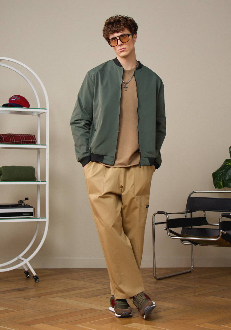 Бомбер мужской на молнии шир.  750, рис. 7