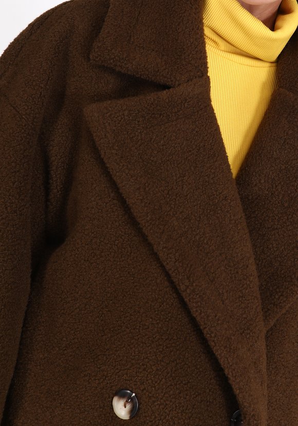 Шуба из эко-меха тедди шир.  580, рис. 8