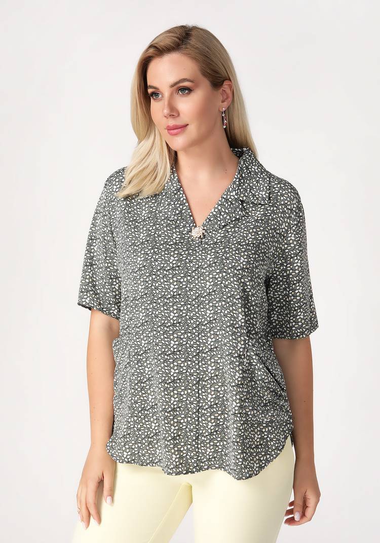 Блуза Прямой взгляд шир.  750, рис. 6