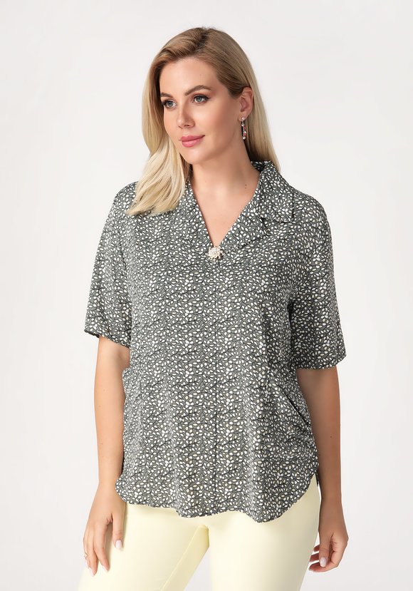 Блуза Прямой взгляд шир.  580, рис. 6