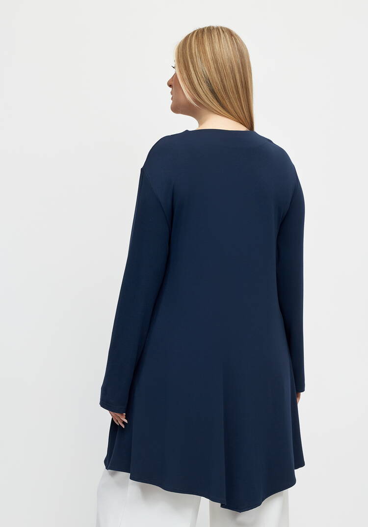 Туника свободного силуэта с втачным рукавом шир.  750, рис. 3