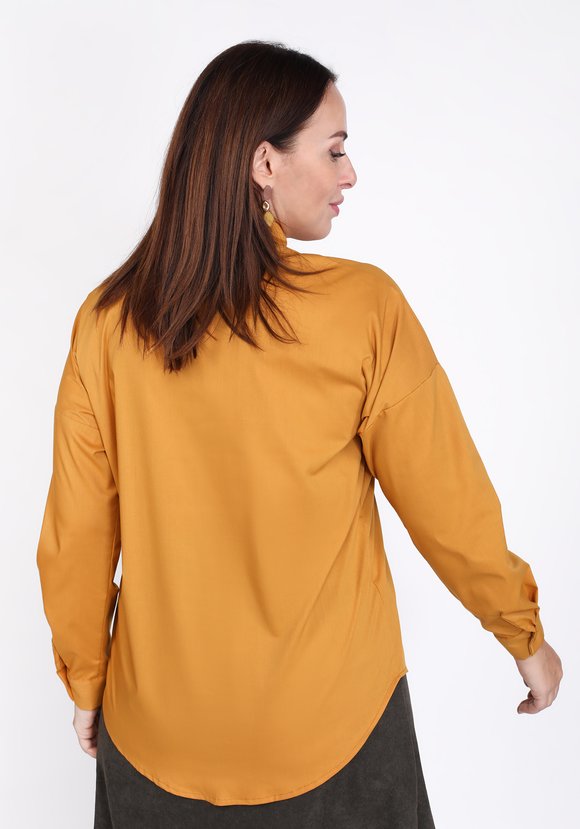 Рубашка базовая оверсайз шир.  580, рис. 2