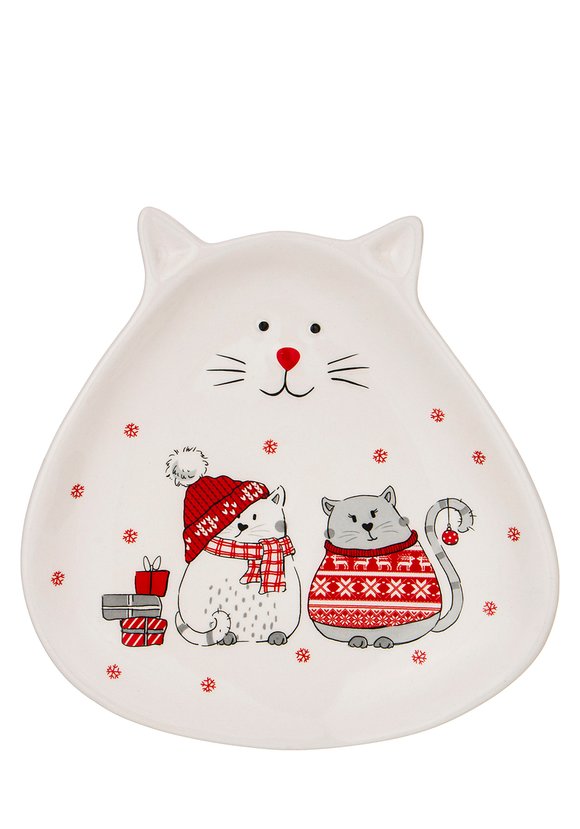 Тарелка десертная Новогодний подарок шир.  580, рис. 1