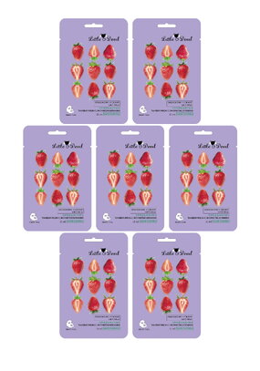 Тонизирующая маска с экстрактом клубники 7шт.