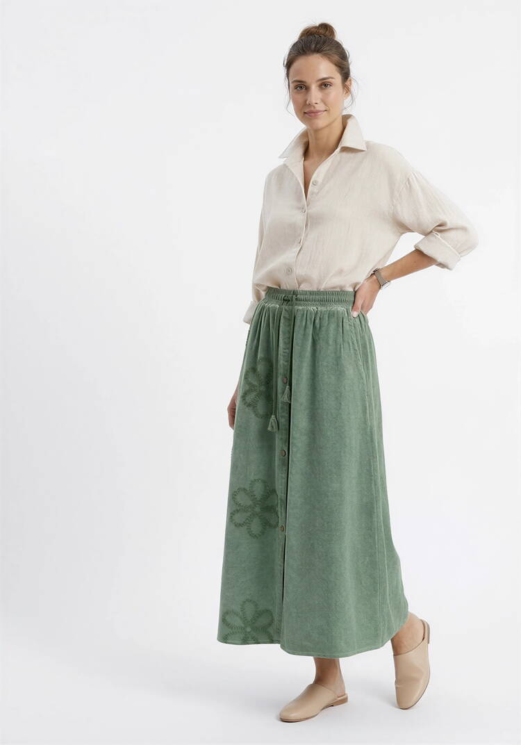 Юбка с объемным узором шир.  750, рис. 1