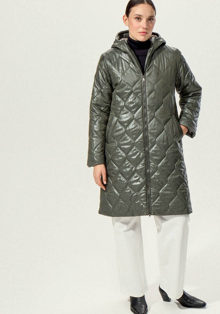 Куртка прямого кроя с капюшоном на молнии шир.  750, рис. 8