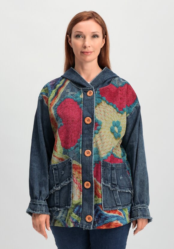 Джинсовая куртка Райли шир.  580, рис. 4