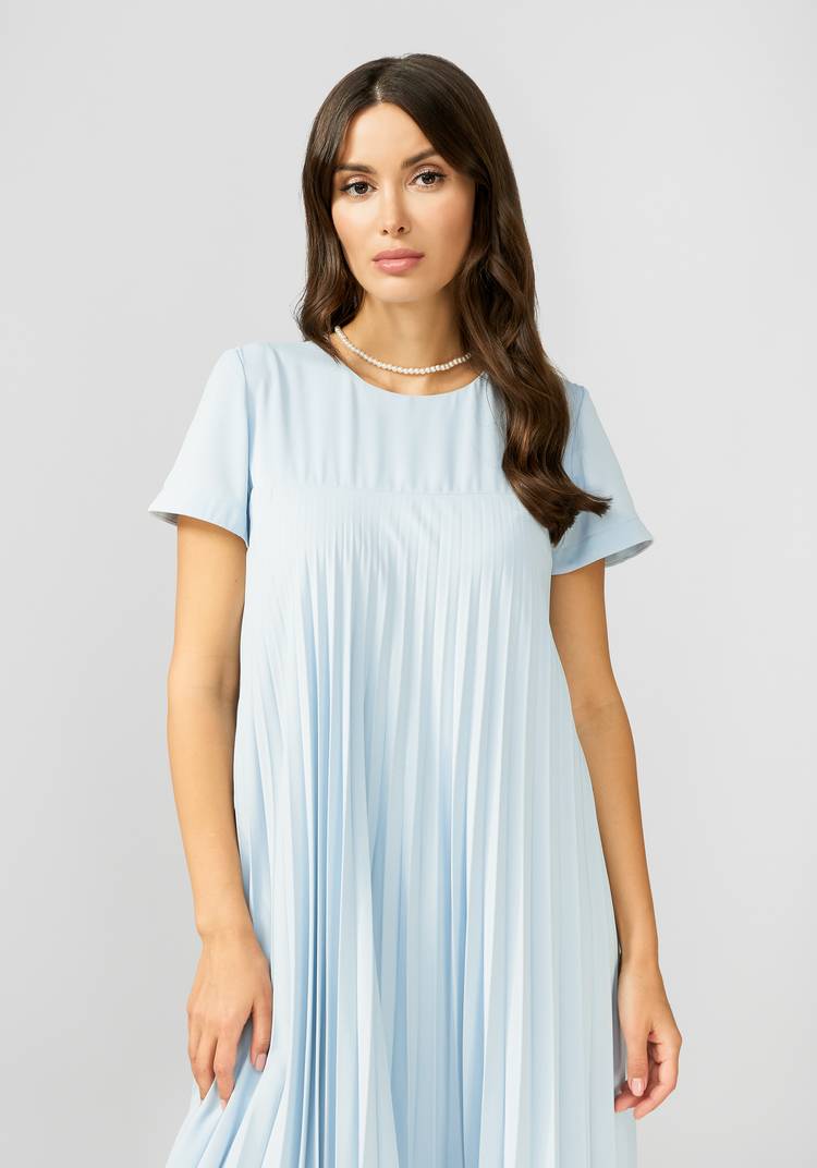 Платье с гофре шир.  750, рис. 3