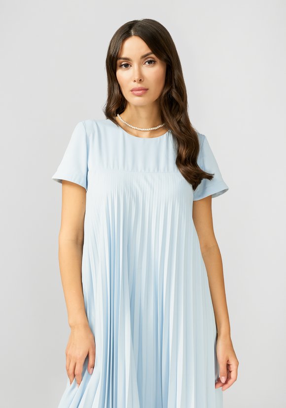 Платье с гофре шир.  580, рис. 3