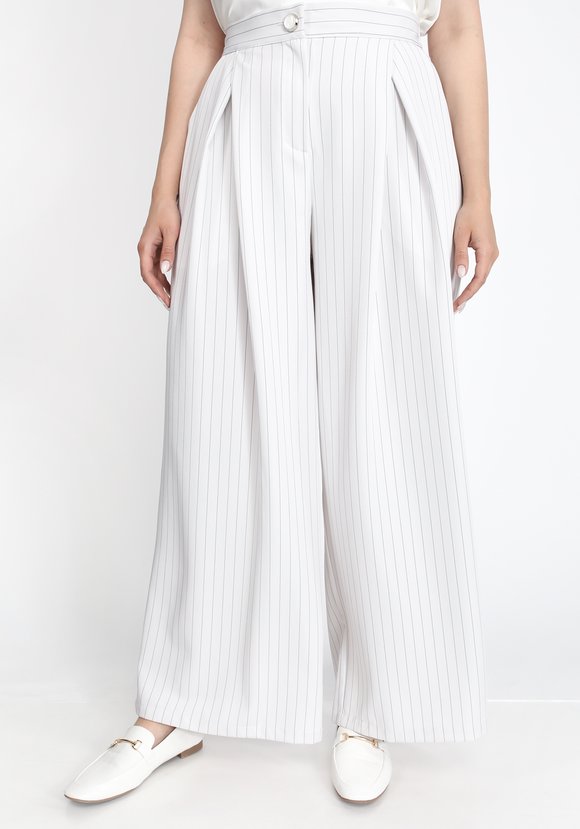 Брюки-палаццо в полоску шир.  580, рис. 12