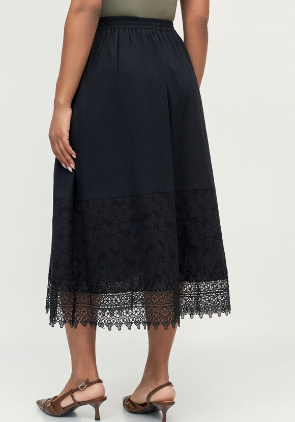 Юбка с кружевом Мишель шир.  580, рис. 11