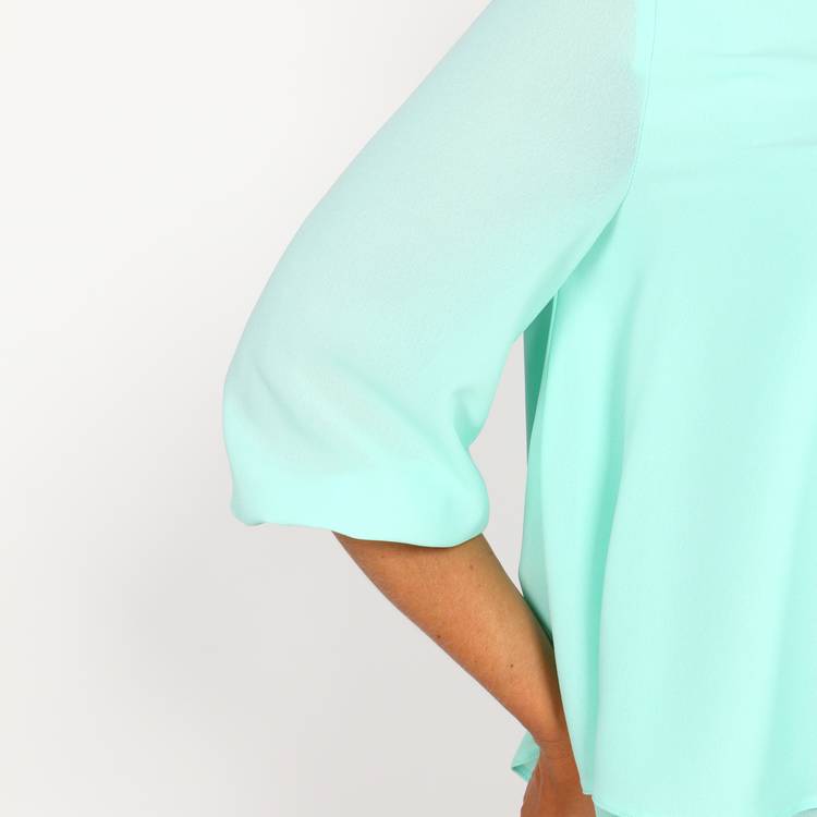 Туника из шифона с удлиненной спинкой шир.  750, рис. 13