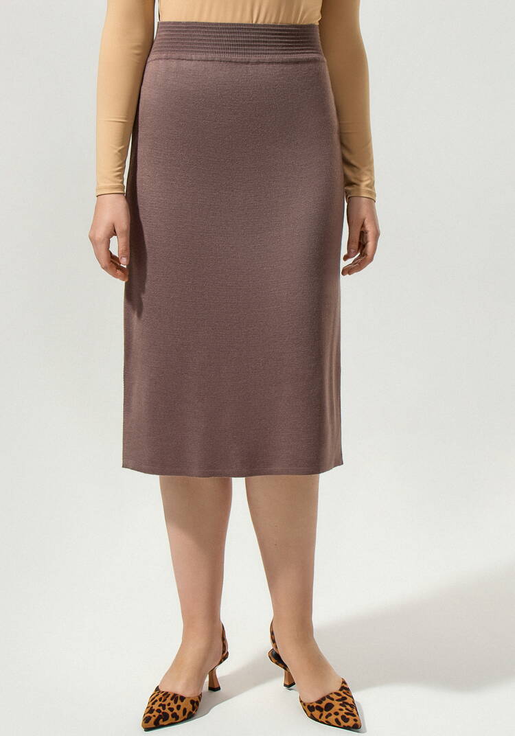 Юбка миди на широкой резинке шир.  750, рис. 16