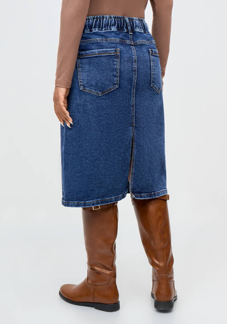 Юбка женская на резинке Агата шир.  750, рис. 3