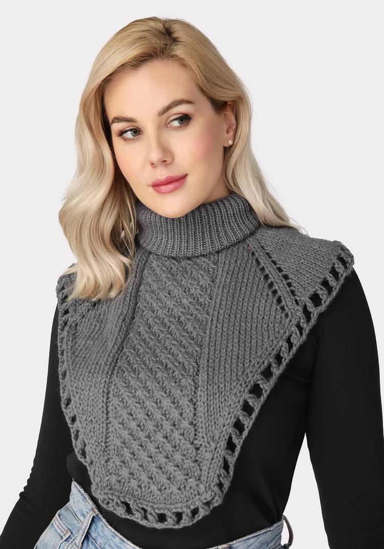 Манишка вязаная шир.  750, рис. 12