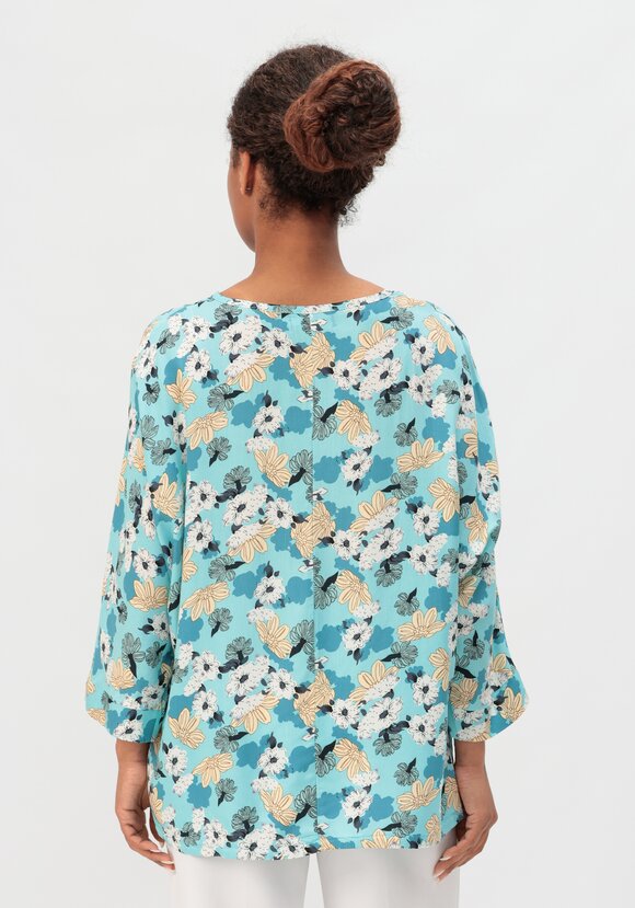 Блуза с принтом Валенсия шир.  580, рис. 8