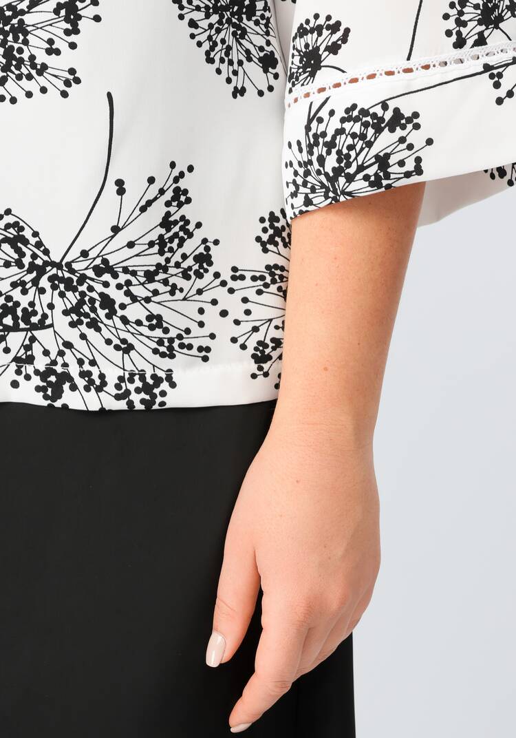 Блуза свободного кроя с рукавами 7/8 шир.  750, рис. 14