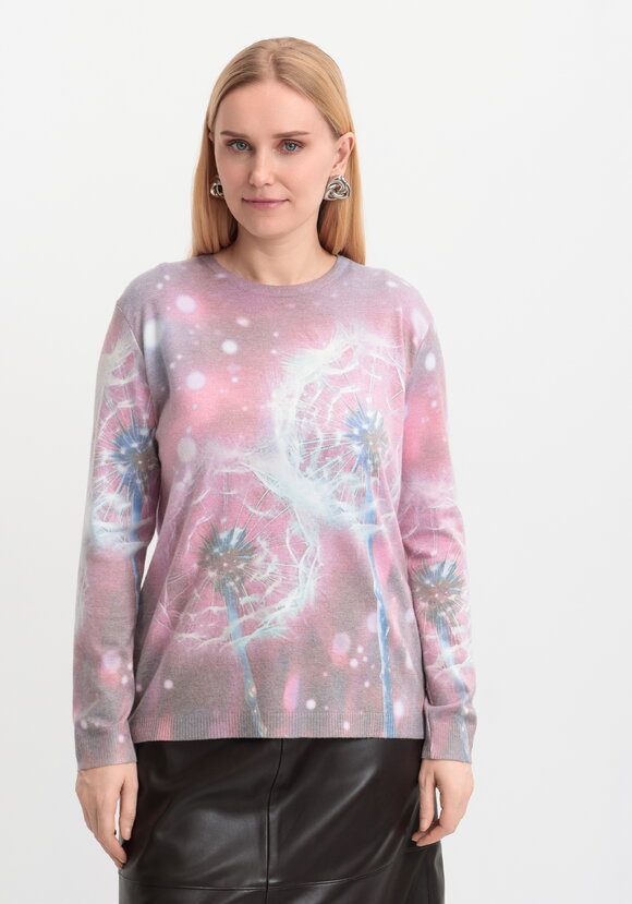 Джемпер Цветочная симфония шир.  580, рис. 19