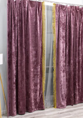 Портьера из бархата Маркиза, 2 шт.
