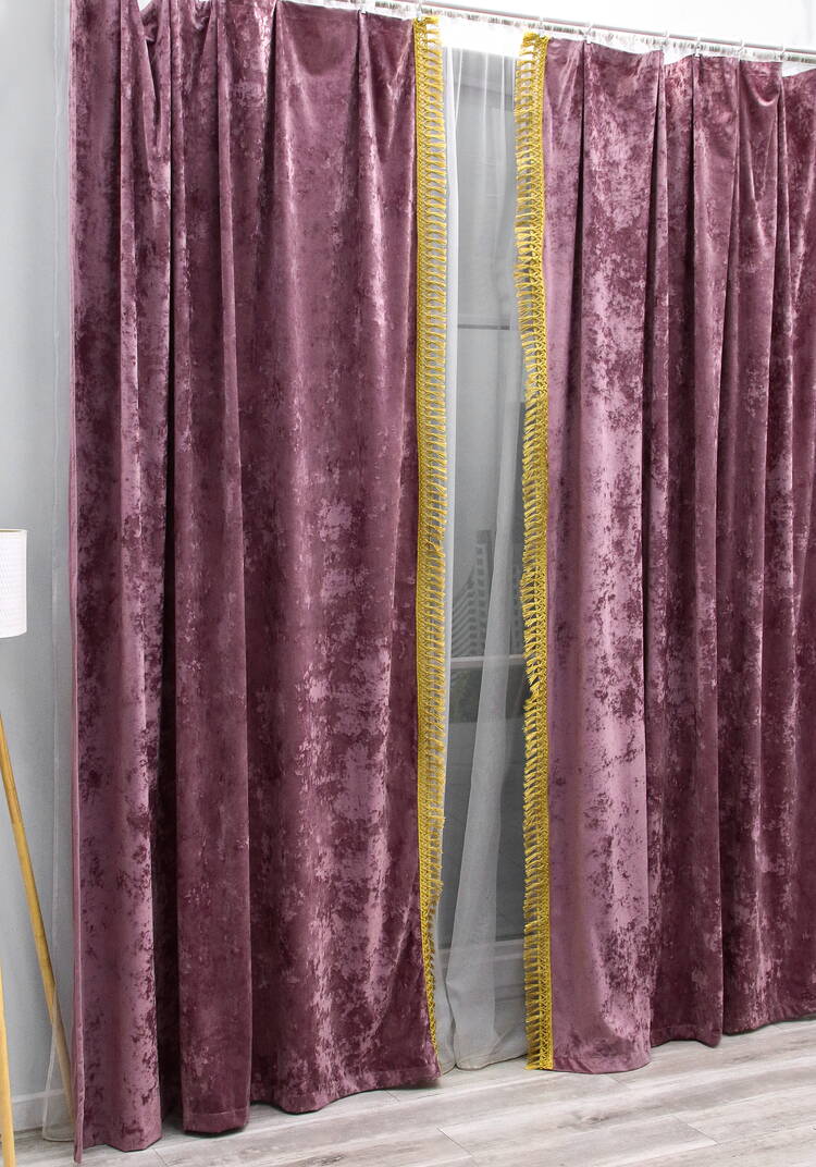 Портьера из бархата Маркиза, 2 шт. шир.  750, рис. 6