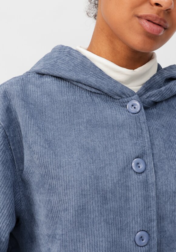 Ветровка из вельвета с капюшоном шир.  580, рис. 18