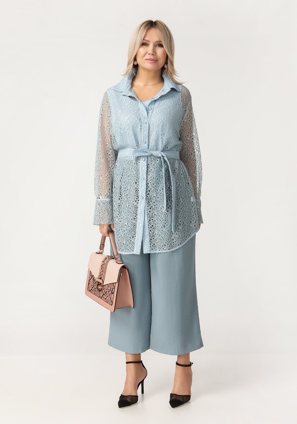 Блузка Кружевная мечта шир.  580, рис. 8