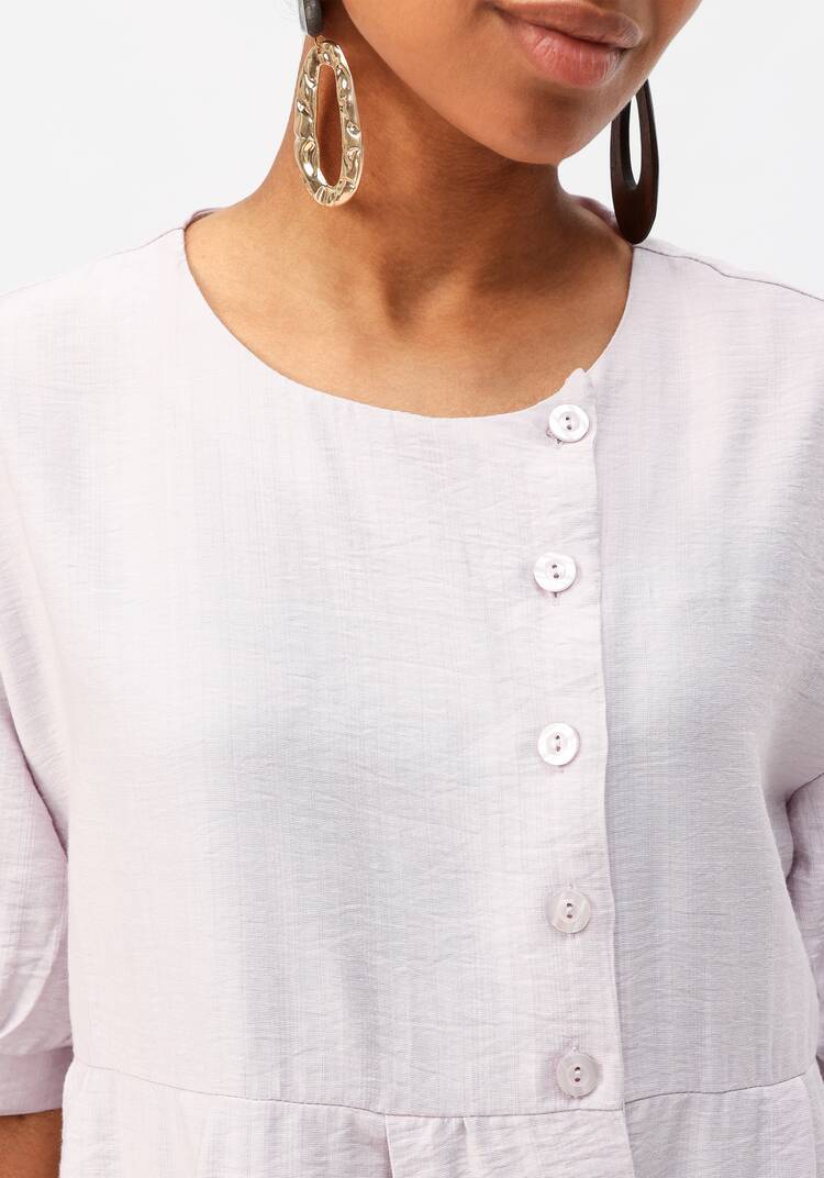 Блуза свободная с декоративными завязками шир.  750, рис. 6