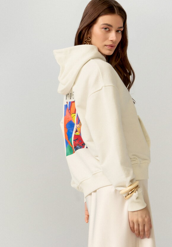 Худи свободного кроя с принтом на спине шир.  580, рис. 11