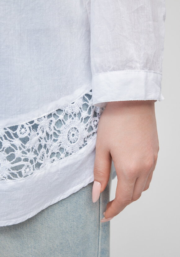 Блуза с кружевом Эстер шир.  580, рис. 6