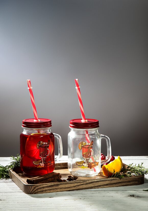 Кружка Новогодний калейдоскоп шир.  580, рис. 2